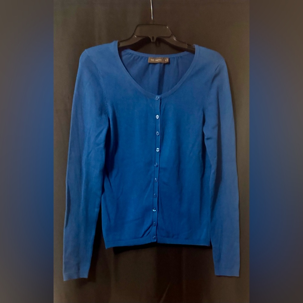 The Limited Blue (Indigo?) Women’s Button Down Cardigan - Picture 9 of 16
